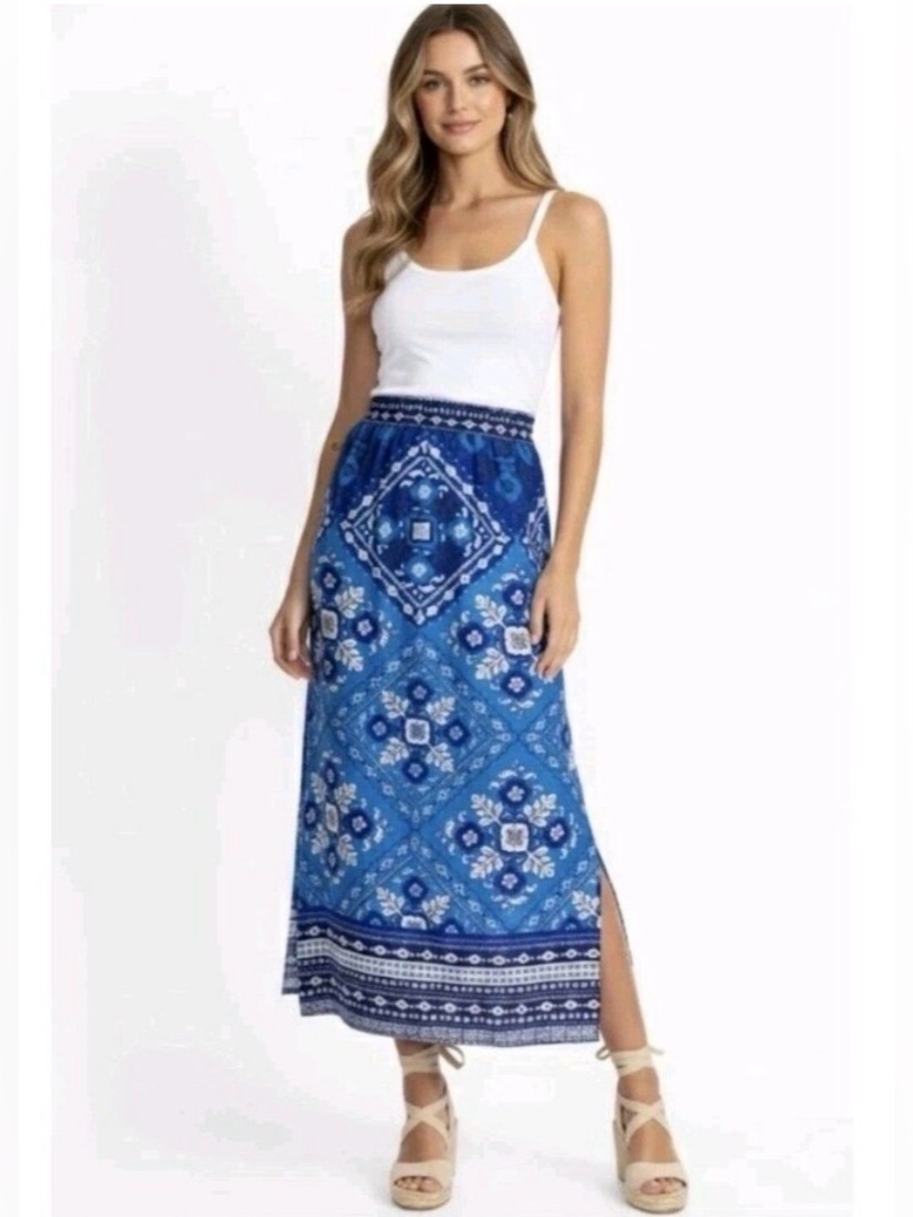 Johnny Was Ciena Linen Skirt NWT